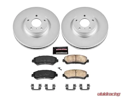 Power Stop Z17 Evolution Geomet Coated Brake Kit Front Nissan Maxima 2009-2014 - CRK3076