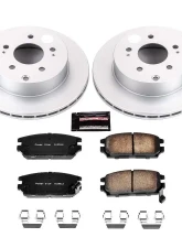 Power Stop Z17 Evolution Geomet Coated Brake Kit Rear Mitsubishi Eclipse 2006-2012                                     - CRK3079 - Image 2