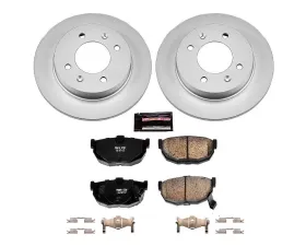 Power Stop Z17 Evolution Geomet Coated Brake Kit Rear Hyundai Elantra 1997-2006