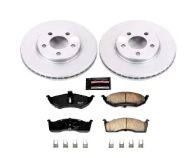 Power Stop Z17 Evolution Geomet Coated Brake Kit Front Dodge Neon 2000-2005