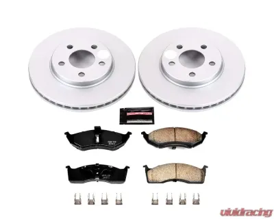 Power Stop Z17 Evolution Geomet Coated Brake Kit Front Dodge Neon 2000-2005 - CRK3143