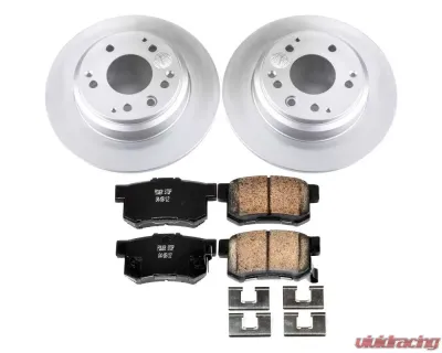 Power Stop Z17 Evolution Geomet Coated Brake Kit Rear Acura Legend 1991-1995 - CRK3153