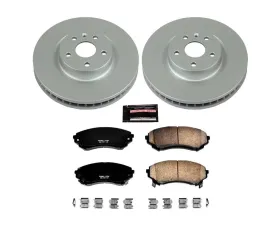 Power Stop Z17 Evolution Geomet Coated Brake Kit Front Cadillac CTS 2008-2014