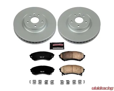 Power Stop Z17 Evolution Geomet Coated Brake Kit Front Cadillac CTS 2008-2014 - CRK4720