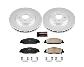 Power Stop Z17 Evolution Geomet Coated Brake Kit Front Cadillac CTS 2008-2014