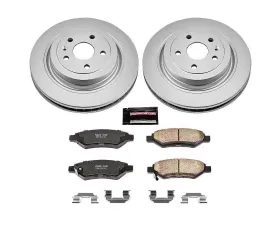 Power Stop Z17 Evolution Geomet Coated Brake Kit Rear Cadillac CTS 2008-2014