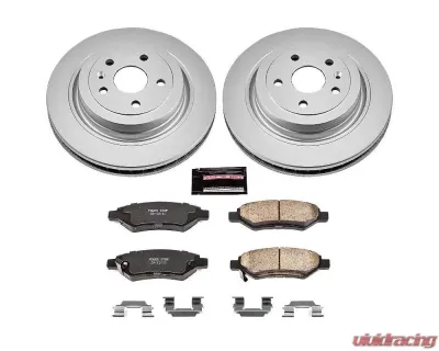 Power Stop Z17 Evolution Geomet Coated Brake Kit Rear Cadillac CTS 2008-2014 - CRK4723