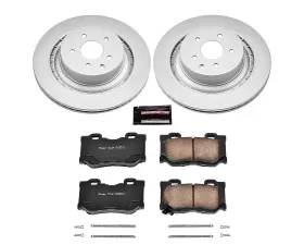 Power Stop Z17 Evolution Geomet Coated Brake Kit Rear Infiniti G37 2008-2013