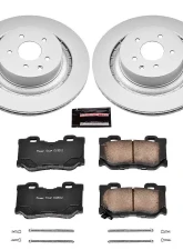 Power Stop Z17 Evolution Geomet Coated Brake Kit Rear Infiniti G37 2008-2013                                     - CRK4732 - Image 2