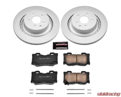 Power Stop Z17 Evolution Geomet Coated Brake Kit Rear Infiniti G37 2008-2013 - CRK4732