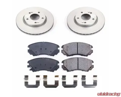 Power Stop Z17 Evolution Geomet Coated Brake Kit Front Hyundai Elantra 2007-2010 - CRK5291