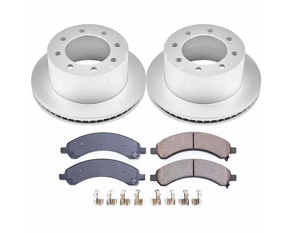 Power Stop Z17 Evolution Geomet Coated Brake Kit Rear Chevrolet Express 3500 2003-2008 - CRK5328