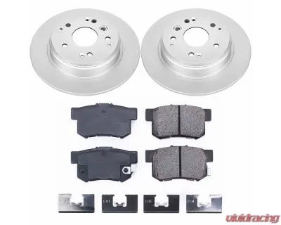 Power Stop Z17 Evolution Geomet Coated Brake Kit Rear Acura TL 2004-2008 - CRK5399