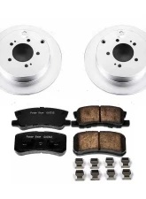 Power Stop Z17 Evolution Geomet Coated Brake Kit Rear Mitsubishi Lancer 2009-2015                                     - CRK5499 - Image 2