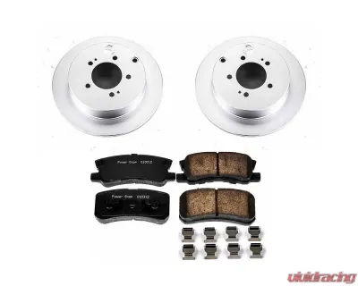 Power Stop Z17 Evolution Geomet Coated Brake Kit Rear Mitsubishi Lancer 2009-2015 - CRK5499