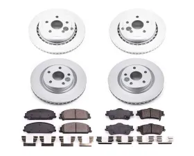 Power Stop Z17 Evolution Geomet Coated Brake Kit Front & Rear Pontiac G8 2008-2009
