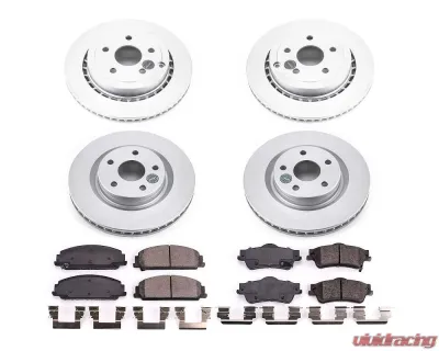 Power Stop Z17 Evolution Geomet Coated Brake Kit Front & Rear Pontiac G8 2008-2009 - CRK5530