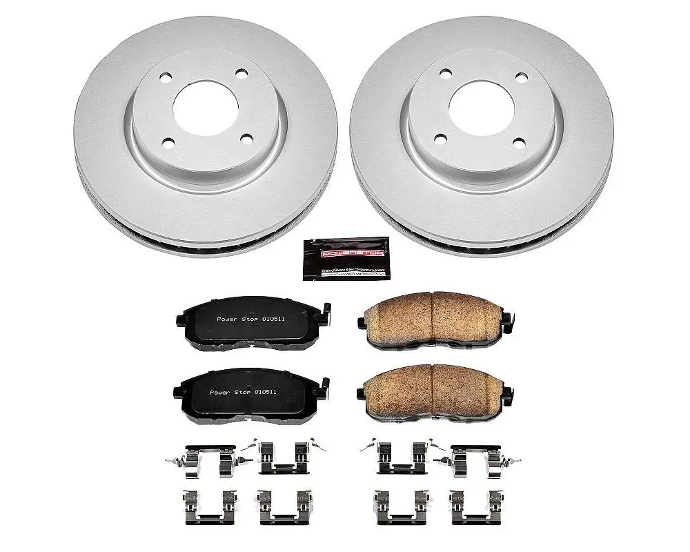 Power Stop Z17 Evolution Geomet Coated Brake Kit Front Nissan Cube 2009-2014 - CRK5817