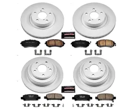 Power Stop Z17 Evolution Geomet Coated Brake Kit Front & Rear Subaru Impreza 2002-2003