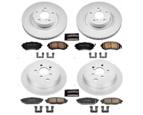 Power Stop Z17 Evolution Geomet Coated Brake Kit Front & Rear Subaru Impreza 2008-2010