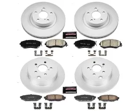 Power Stop Z17 Evolution Geomet Coated Brake Kit Front & Rear Subaru Impreza 2012-2016