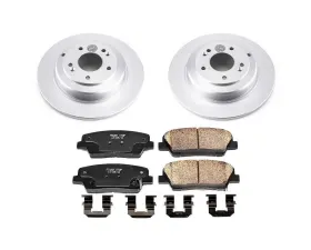 Power Stop Z17 Evolution Geomet Coated Brake Kit Rear Hyundai Genesis Coupe 2010-2016