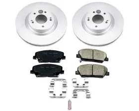 Power Stop Z17 Evolution Geomet Coated Brake Kit Front Hyundai Genesis Coupe 2010-2016
