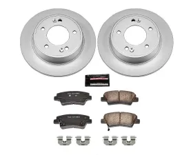 Power Stop Z17 Evolution Geomet Coated Brake Kit Rear Hyundai Elantra 2011-2019