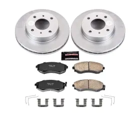 Power Stop Z17 Evolution Geomet Coated Brake Kit Front Infiniti G20 1991-1996