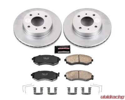 Power Stop Z17 Evolution Geomet Coated Brake Kit Front Infiniti G20 1991-1996 - CRK656