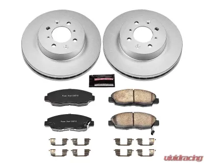 Power Stop Z17 Evolution Geomet Coated Brake Kit Front Honda Civic 1996-2005 - CRK690