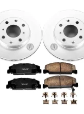 Power Stop Z17 Evolution Geomet Coated Brake Kit Front Honda Civic 1990-2000                                     - CRK699 - Image 2