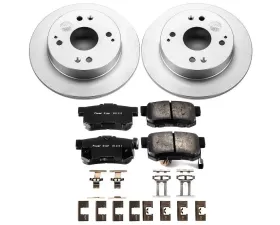 Power Stop Z17 Evolution Geomet Coated Brake Kit Rear Acura CL 1997