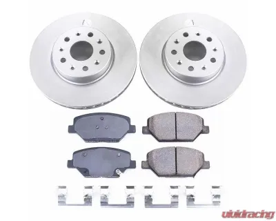 Power Stop Z17 Evolution Geomet Coated Brake Kit Front Chevrolet Camaro 2016-2019 - CRK7295