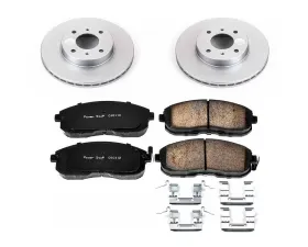 Power Stop Z17 Evolution Geomet Coated Brake Kit Front Infiniti G20 1999-2002