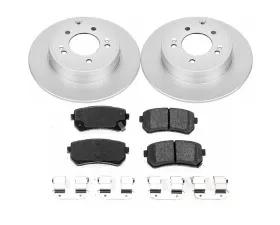 Power Stop Z17 Evolution Geomet Coated Brake Kit Rear Hyundai Sonata 2016-2019