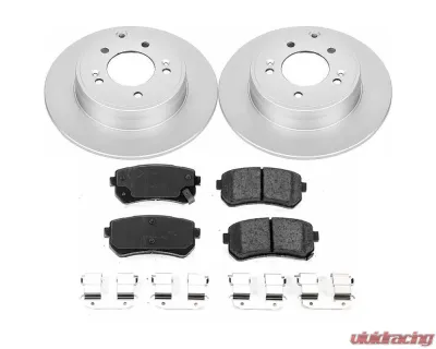 Power Stop Z17 Evolution Geomet Coated Brake Kit Rear Hyundai Sonata 2016-2019 - CRK7505