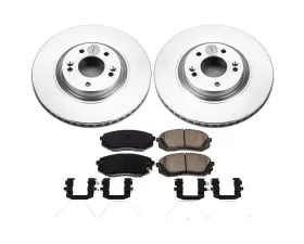 Power Stop Z17 Evolution Geomet Coated Brake Kit Front Hyundai Sonata 2017-2019