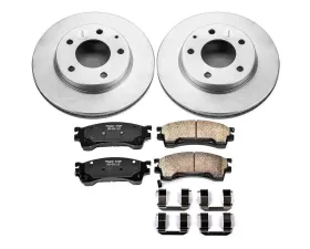 Power Stop Z17 Evolution Geomet Coated Brake Kit Front Ford Probe 1993-1997