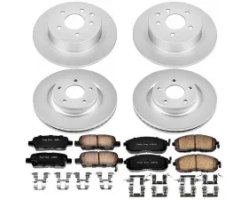 Power Stop Z17 Evolution Geomet Coated Brake Kit Front & Rear Nissan Altima 2007-2010