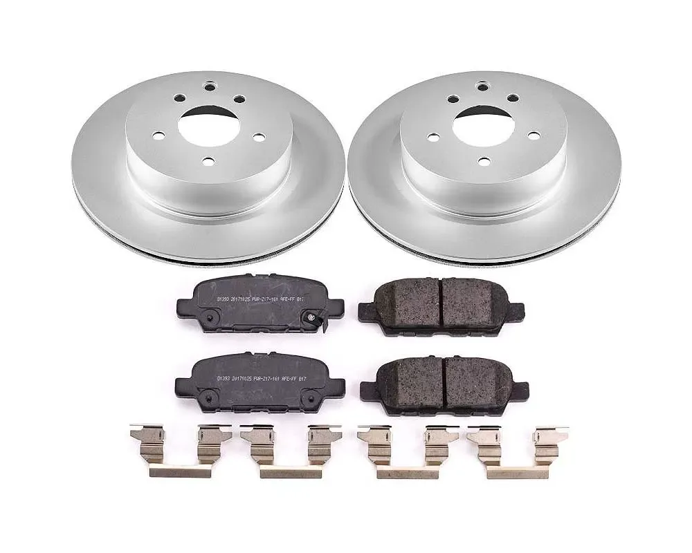 Power Stop Z17 Evolution Geomet Coated Brake Kit Rear Nissan 370Z 2018-2019 - CRK8062
