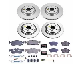 Power Stop Z17 Evolution Geomet Coated Brake Kit Front & Rear Mercedes-Benz ML400 2015