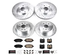 Power Stop Z23 Evolution Sport Brake Kit Front & Rear Lexus GS300 1998-2005