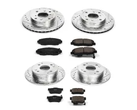 Power Stop Z23 Evolution Sport Brake Kit Front & Rear Acura CL 1998-1999