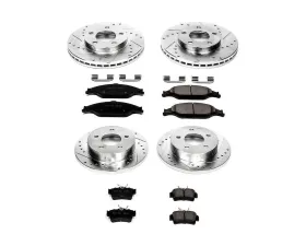 Power Stop Z23 Evolution Sport Brake Kit Front & Rear Ford Mustang 1999-2004