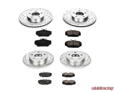 Power Stop Z23 Evolution Sport Brake Kit Front & Rear Ford Taurus 1996-1999 - K1320