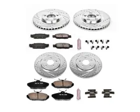 Power Stop Z23 Evolution Sport Brake Kit Front & Rear Ford Thunderbird 2002-2005
