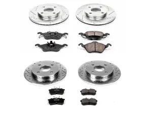 Power Stop Z23 Evolution Sport Brake Kit Front & Rear Ford Focus 2001-2004