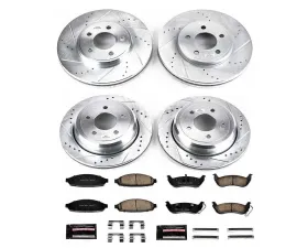 Power Stop Z23 Evolution Sport Brake Kit Front & Rear Ford Crown Victoria 2003-2011