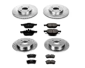 Power Stop Z23 Evolution Sport Brake Kit Front & Rear Ford Focus 2005-2007